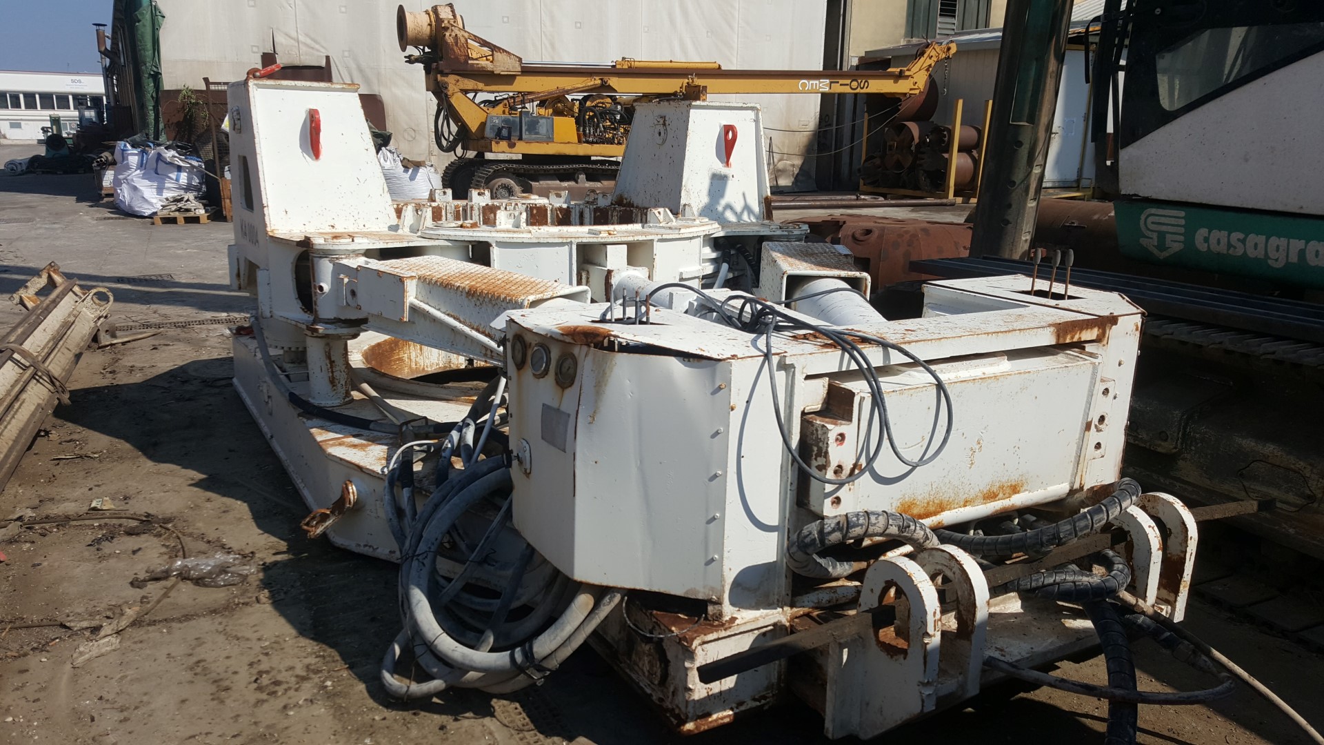 Morsa giracolonna idraulica