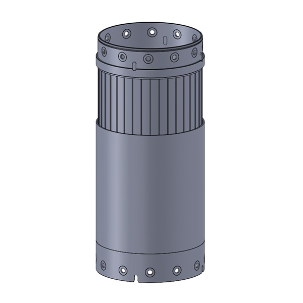 Tubi di manovra doppia parete con giunti a vite